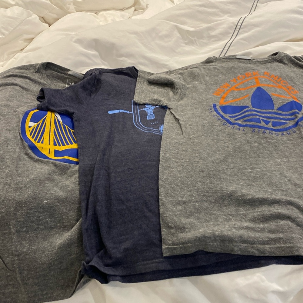 Bundle of 3 assorted mens small adidas tshirts